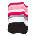 10-pack small no-show socks, multicolor warm tones with cushioned foot