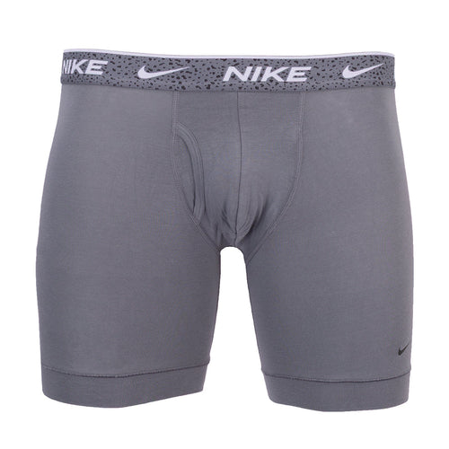 Men's Dri-FIT boxer briefs, gray with speckled light-gray NIKE waistband