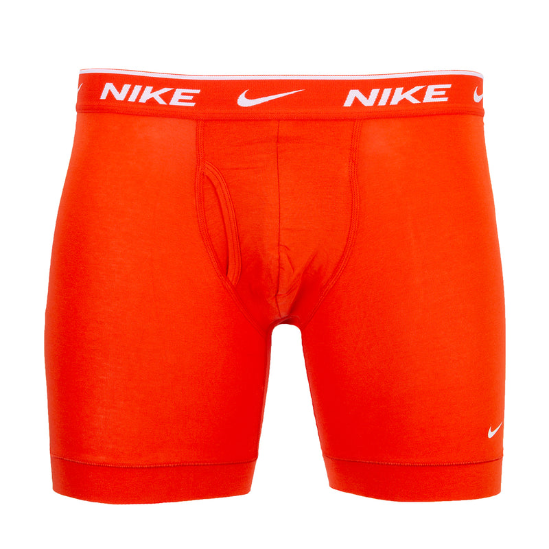 Men's Dri-FIT boxer briefs in picante red with Nike logo waistband