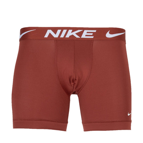 Red Dri-FIT micro boxer briefs with NIKE waistband and small swoosh