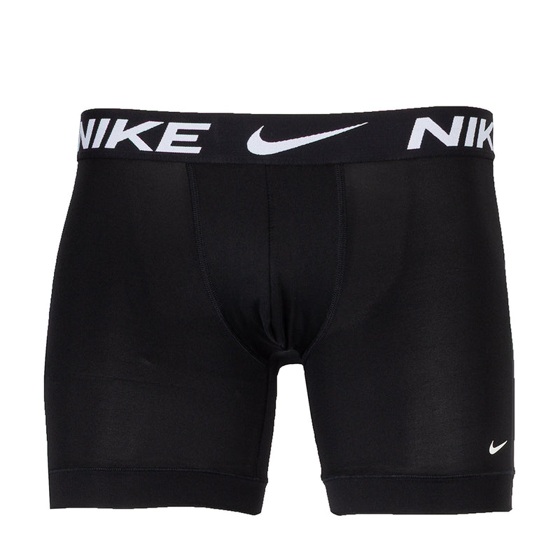 Black Dri-FIT micro boxer briefs with NIKE waistband and side swoosh