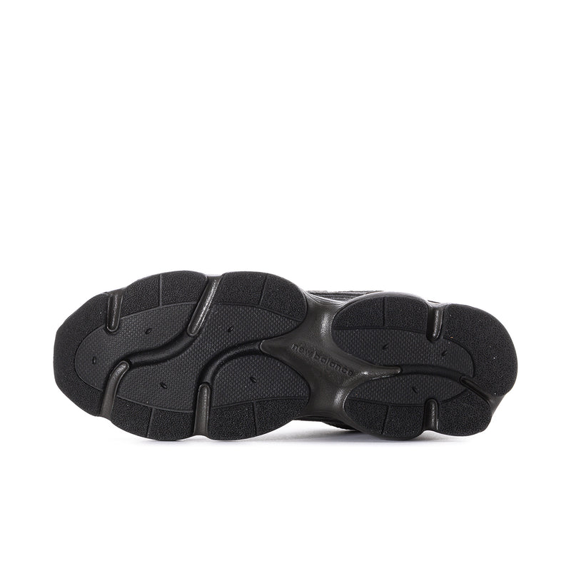 Men's New Balance 603 outsole view, black rubber tread for traction