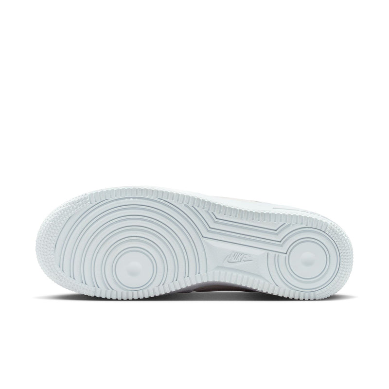 Women's Air Force 1 rubber outsole, light gray tread with circular pattern
