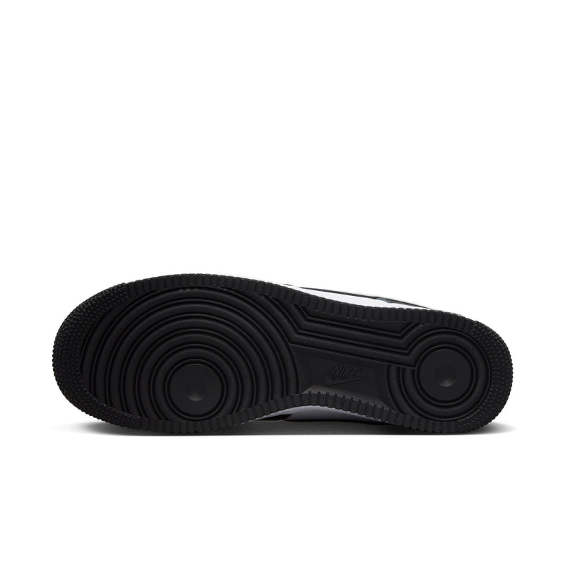 Nike Air Force 1 Low black outsole with circular traction pattern