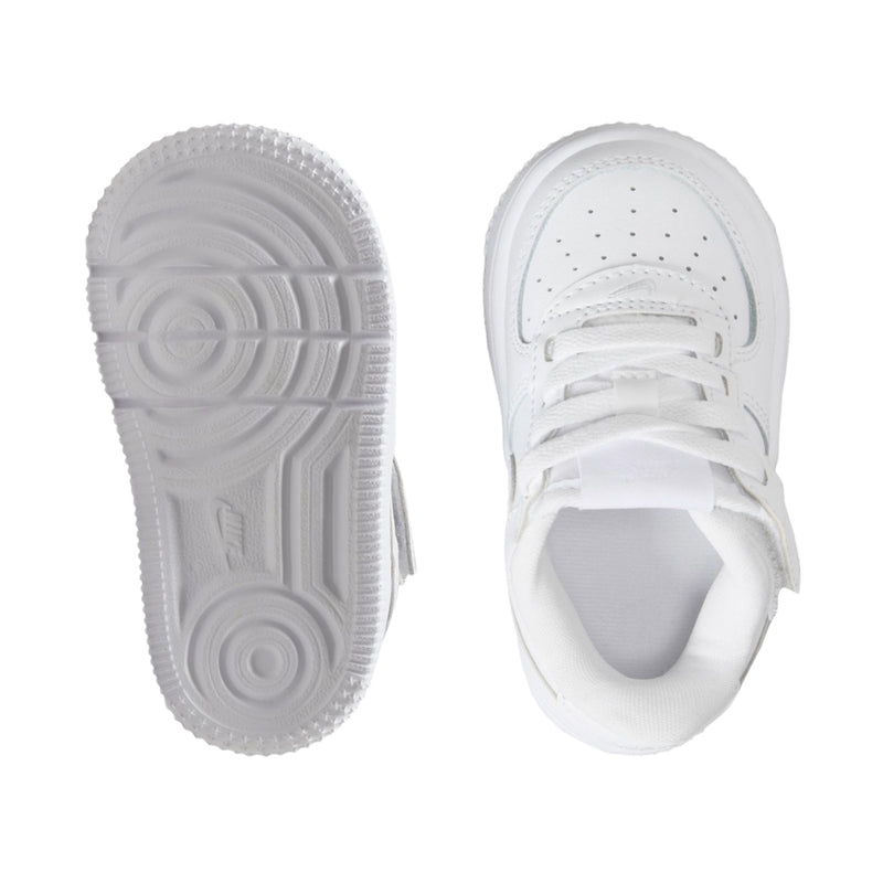White toddler sneaker outsoles with textured traction tread