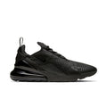 Men's Air Max 270 black sneaker with visible air cushioning at the heel