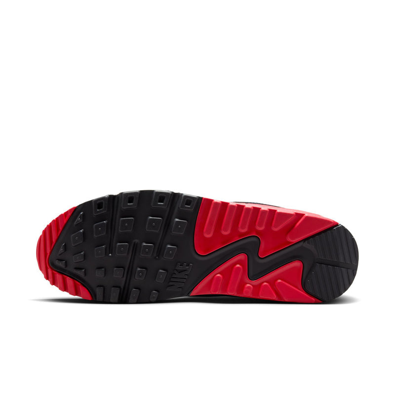Air Max 90 rubber outsole with black tread and red edge