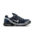 Men's Nike Air Max Torch 4 sneakers in obsidian navy and wolf grey, mesh upper