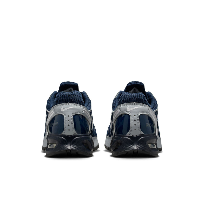 Nike Air Max Torch 4 sneakers, heel and collar with navy and grey panels