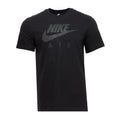 Men's Nike Air reflective T-shirt, black, front graphic with Nike logo