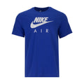 Men's Nike Air tee in royal blue, short-sleeve crewneck with Nike AIR logo