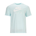 Men's Nike Air tee in glacier blue, short-sleeve crew neck with front logo