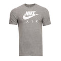 Men's heather grey t-shirt with Nike Air front graphic