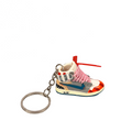 AJ1 OFF WHITE SNEAKER KEYCHAIN PINK LACE