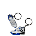 AJ4 SNEAKER KEYCHAIN WHITE / BLUE