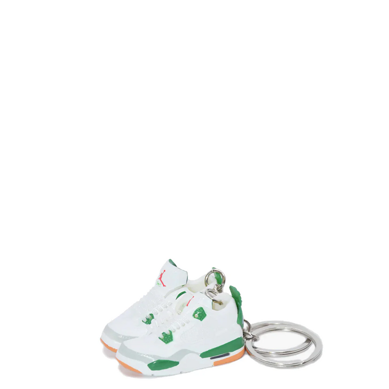 AJ4 SNEAKER KEYCHAIN WHITE/GREEN/ORANGE