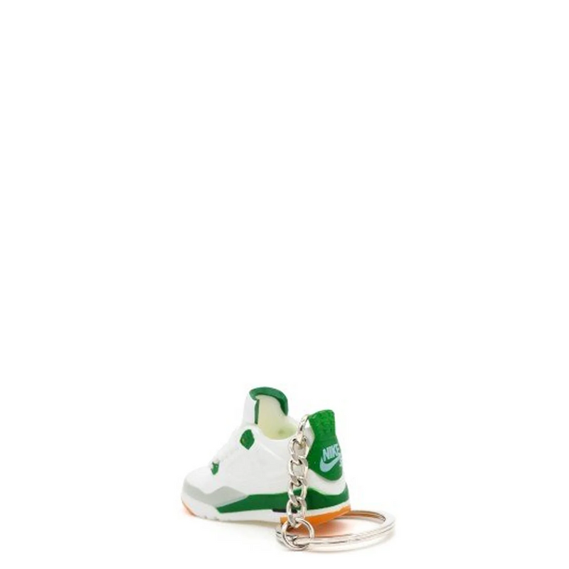 AJ4 SNEAKER KEYCHAIN WHITE/GREEN/ORANGE