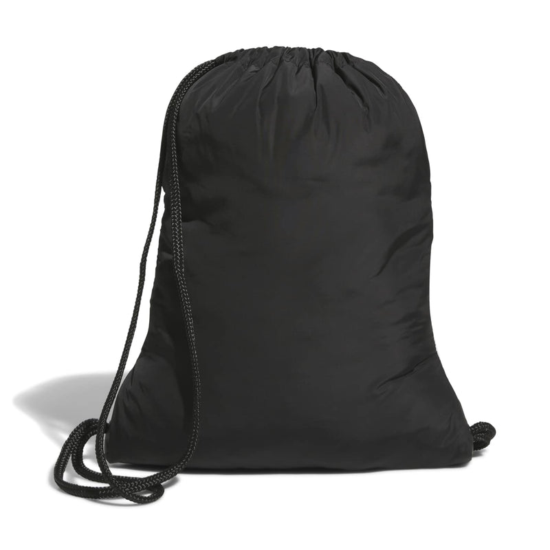 Black sackpack backpack with drawcord and no visible front logo
