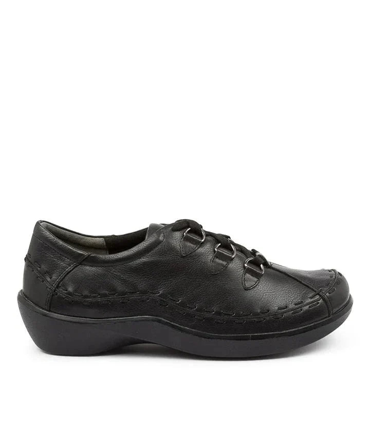 Women's Ziera Allsorts in Black Leather. Sku: ZR10017BLALE