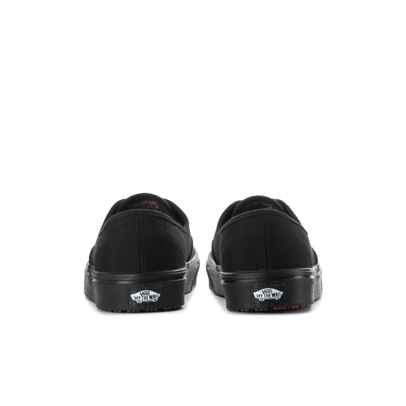 Men's black canvas sneakers with rear heel tab and rubber cup sole