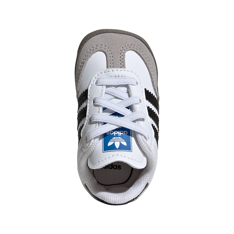 Baby/Toddler Adidas Samba Crib "White Black Clear Granite"
