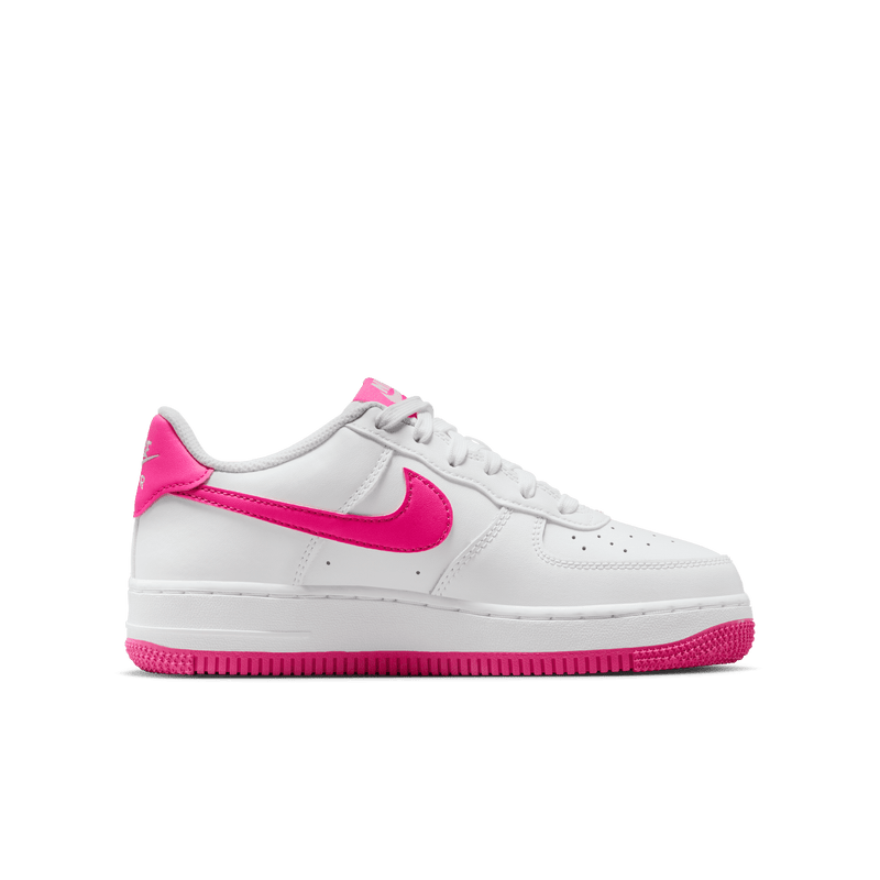 Big Kids' Nike Air Force 1 "White Laser Fuchsia"