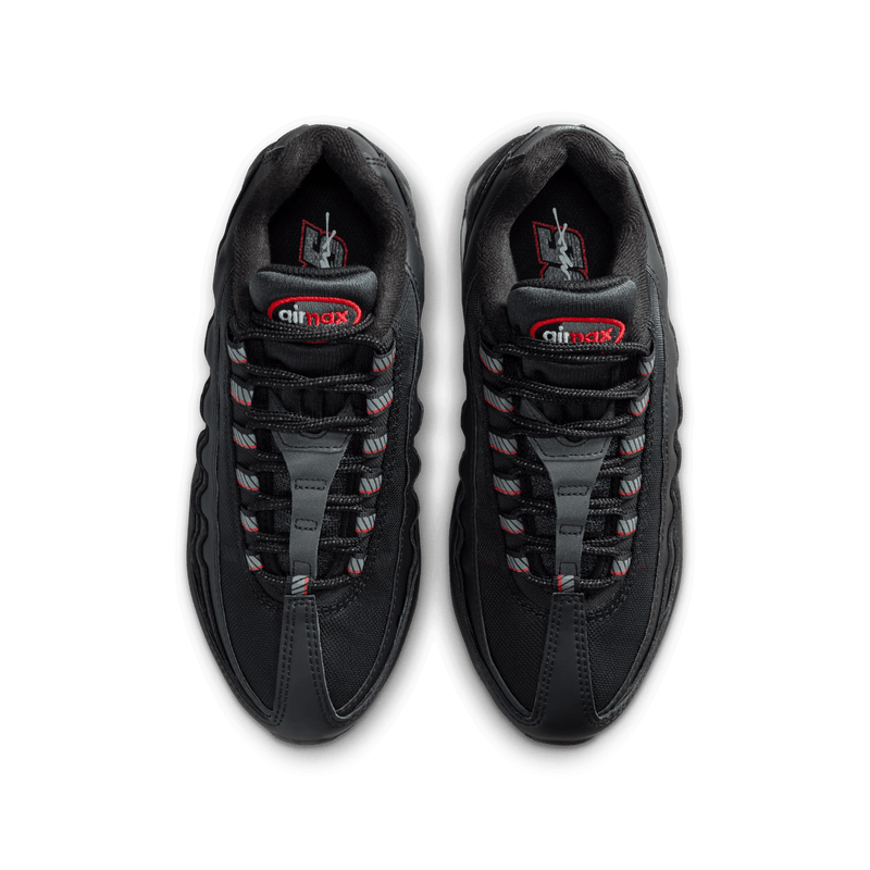 Big Kids' Nike Air Max 95 "Racing Pack - Black University Red"