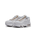 Big Kids' Nike Air Max 95 "White Metallic Gold"
