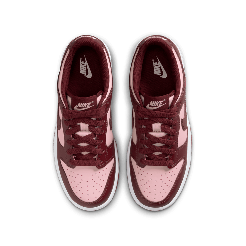 Big Kids' Nike Dunk Low "Team Red Echo Pink"