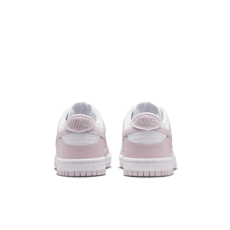 Big Kids' Nike Dunk Low "White Light Violet"