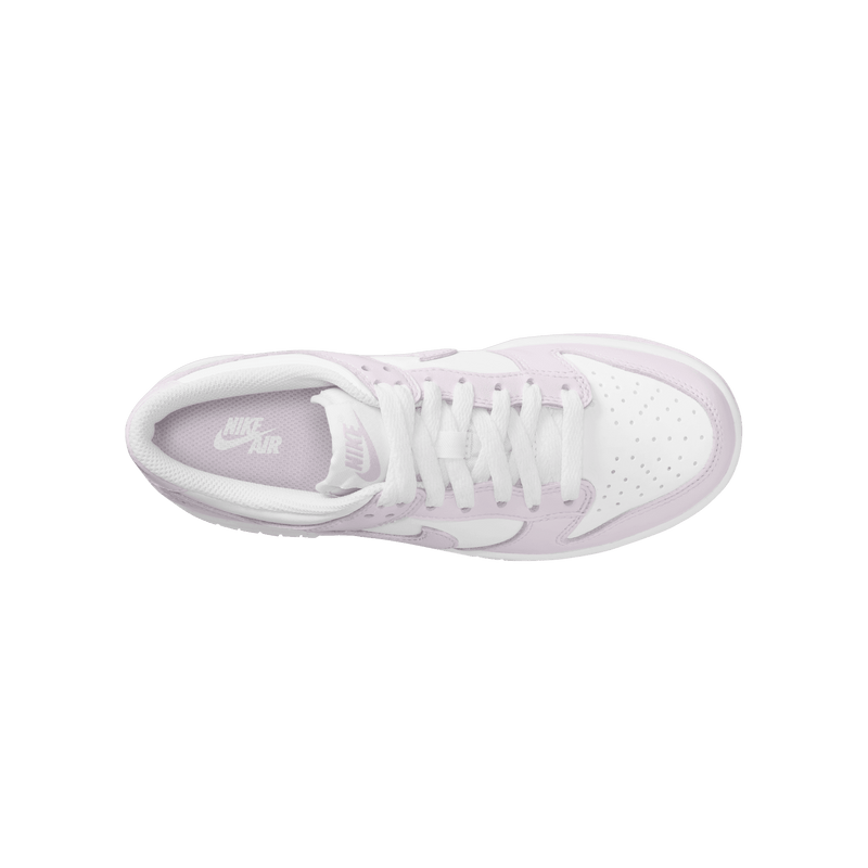 Big Kids' Nike Dunk Low "White Light Violet"