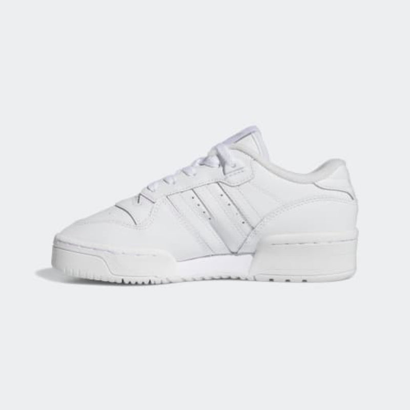 Big Kids' Adidas Rivalry Low "Cloud White Grey"