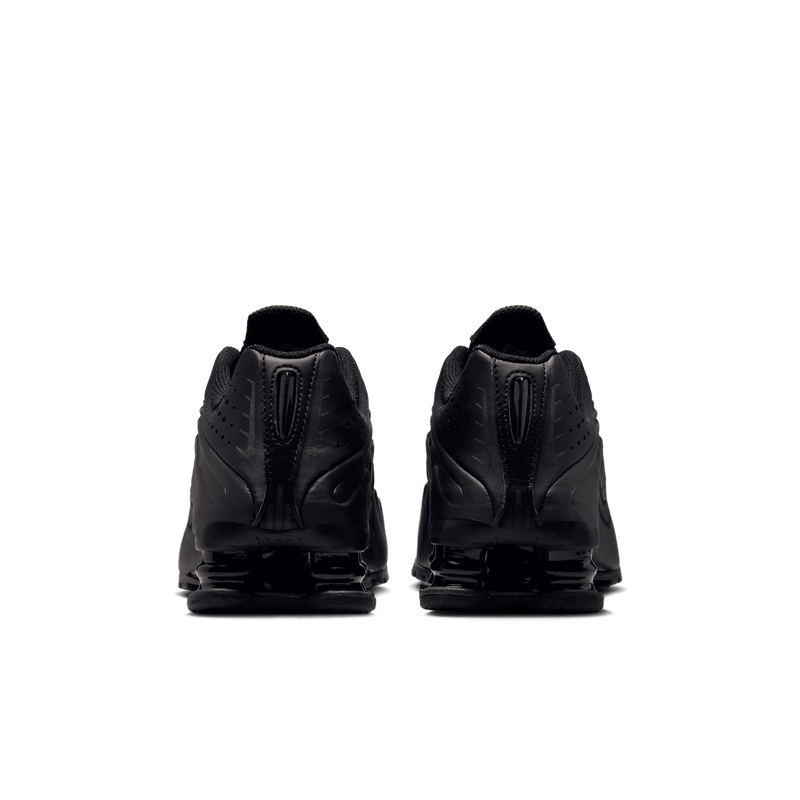 Big Kids' Nike Shox R4 "Triple Black"