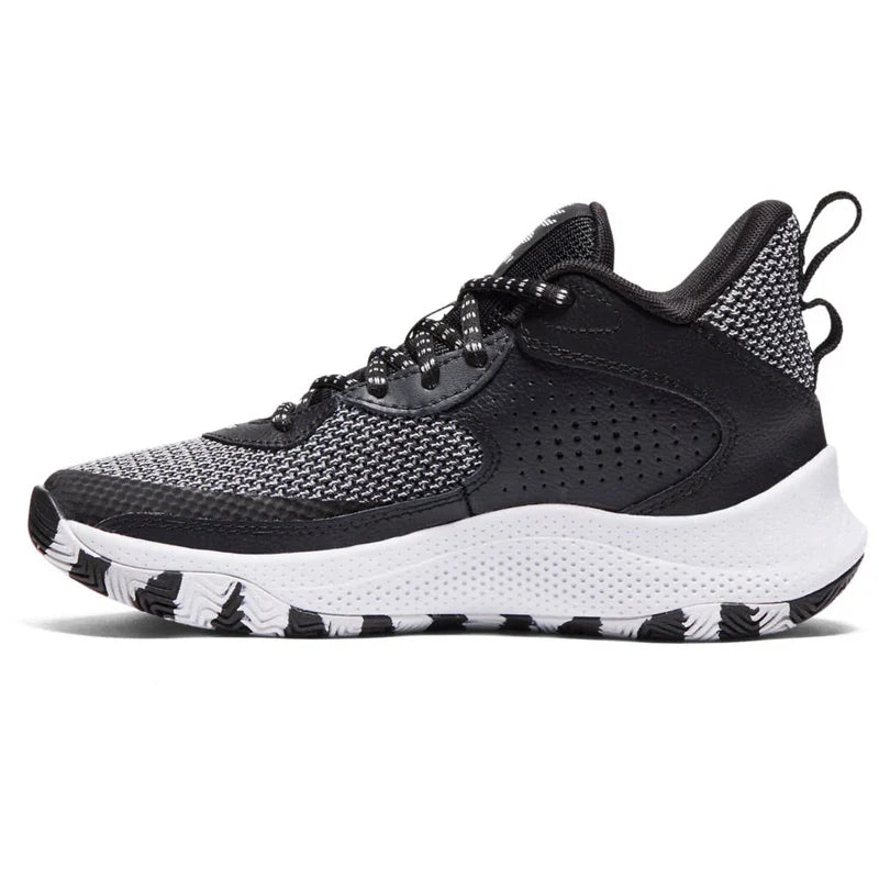 Big Kids' Under Armour Curry Basketball Shoes 3Z 24 "Black Halo Gray"