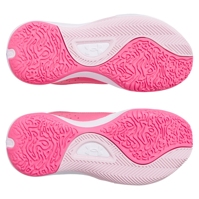 Big Kids' Under Armour Lockdown 7 Basketball Shoes "Pink"