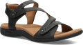 Quarter turn view Women's Taos Footwear style name Big Time Wide in color Black. Sku: BGT-14132BLKW