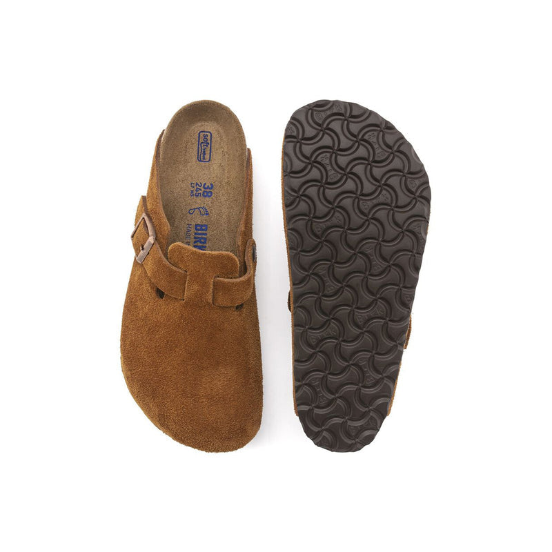 BOSTON SOFT FOOTBED SUEDE LEATHER - MINK