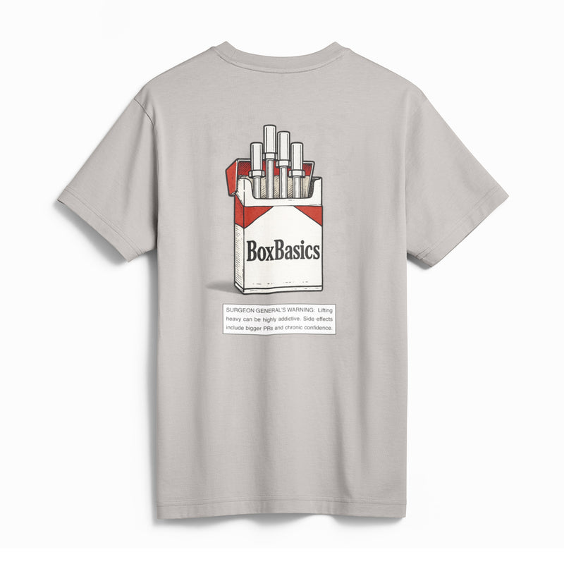 Box Basics Barbell Reds Tee
