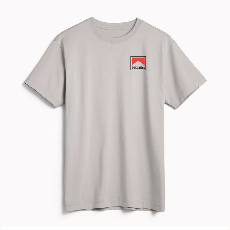 Box Basics Barbell Reds Tee