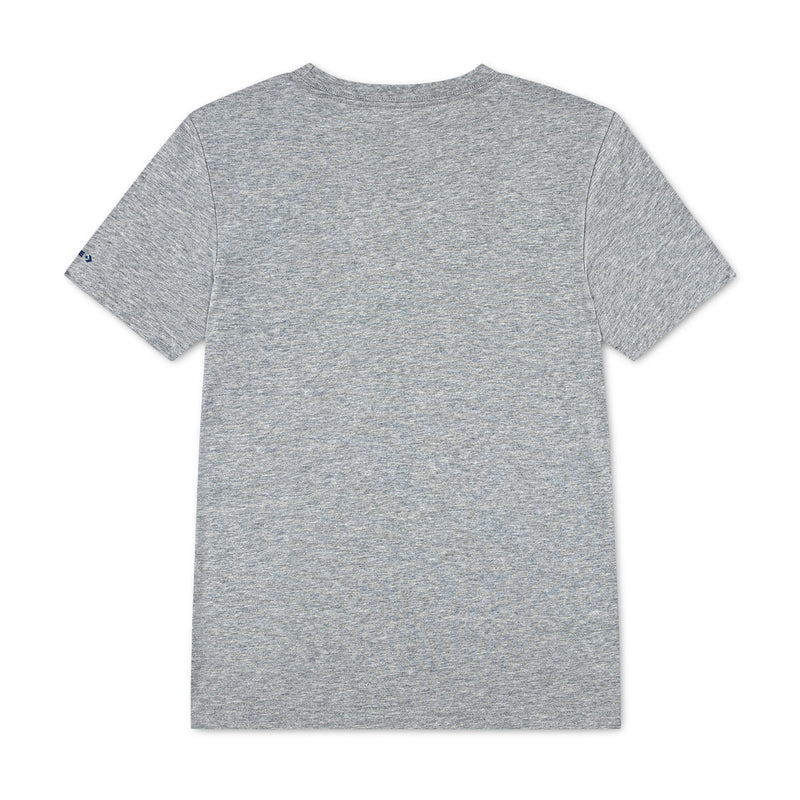 Youth dark grey heather T-shirt, solid front without graphic