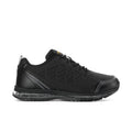 Bryant slip-resistant men's shoes, black lace-up sneakers with treaded sole