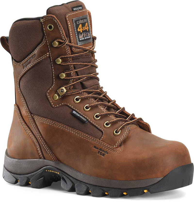 Carolina Men's 8 Inch Forrest 4X4 Waterproof Insulated Composite Toe