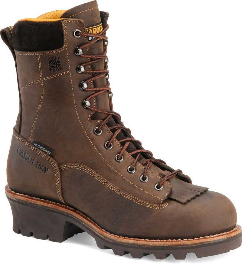Carolina Men's 8 Inch Waterproof Lace-To-Toe Birch Boot
