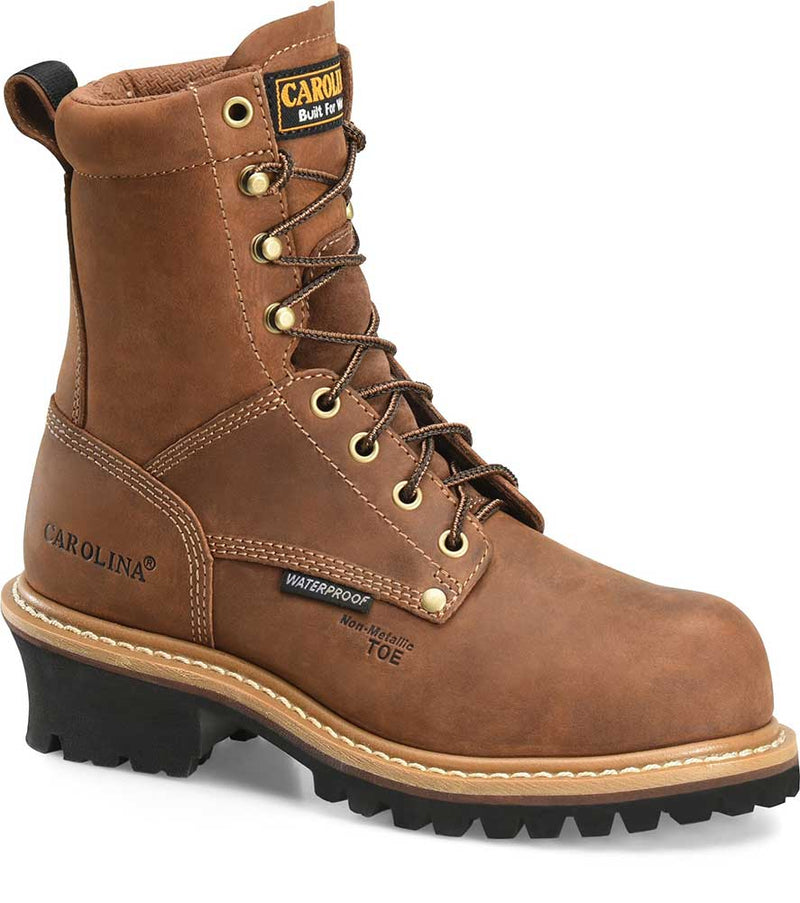 Carolina Women's 8 Inch Elm Waterproof Composite Toe Logger