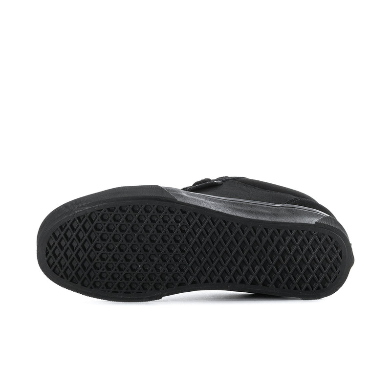 Black rubber outsole for chukka-style sneakers with tread pattern