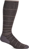 Quarter turn view Men's Sockwell Sock style name Circulator in color Mushroom. Sku: SW1M-720