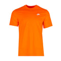 Men's Safety orange Nike crew-neck tee shirt, short sleeves, small chest logo