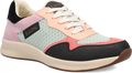 Quarter turn view Women's Taos Footwear style name Detour in color Retro Multi. Sku: DET-14223RTRM