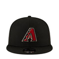 Black baseball cap with embroidered Arizona Diamondbacks A logo on the front