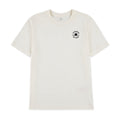 Youth off-white T-shirt with Converse All Star star logo embroidery on chest